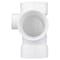Charlotte Pipe And Foundry Charlotte Pipe Schedule 40 3 in. Hub X 3 in. D Hub PVC Sanitary Tee with Left Side Inlet 1 pk PVC004160800 - alternate 2